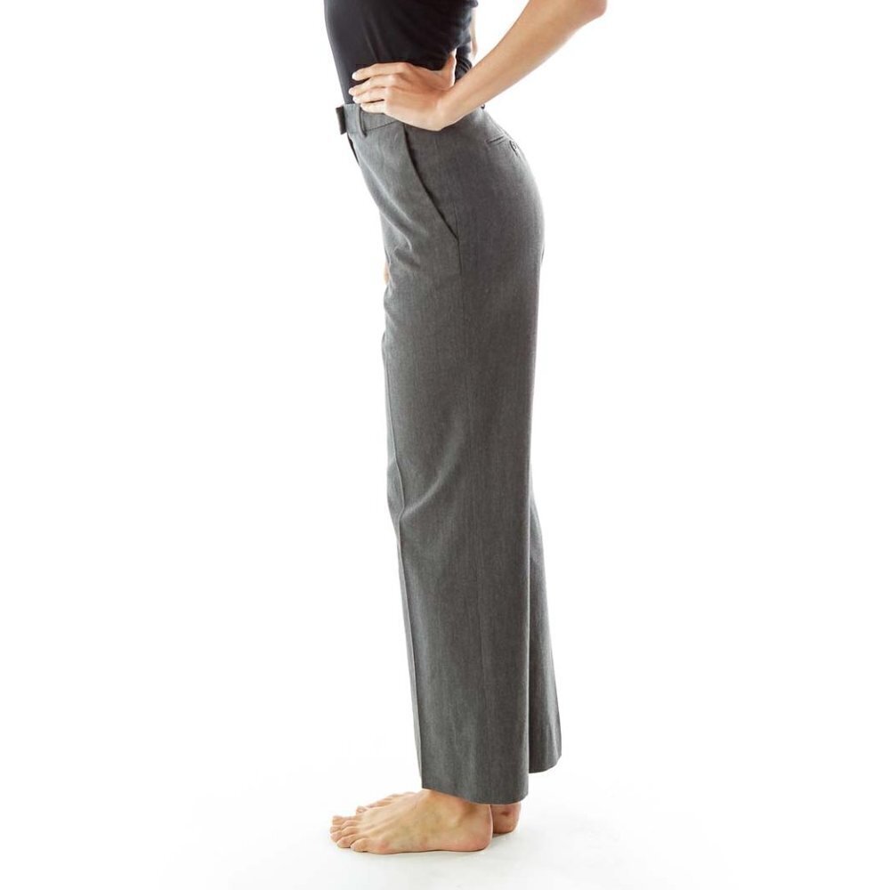 Brooks Brothers Gray Straight-Leg Slacks - Picture 3 of 3